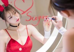 Xiuren秀人网 - 当金妍兮遇见少女：这一组图片会让我想起我高中时的发型…