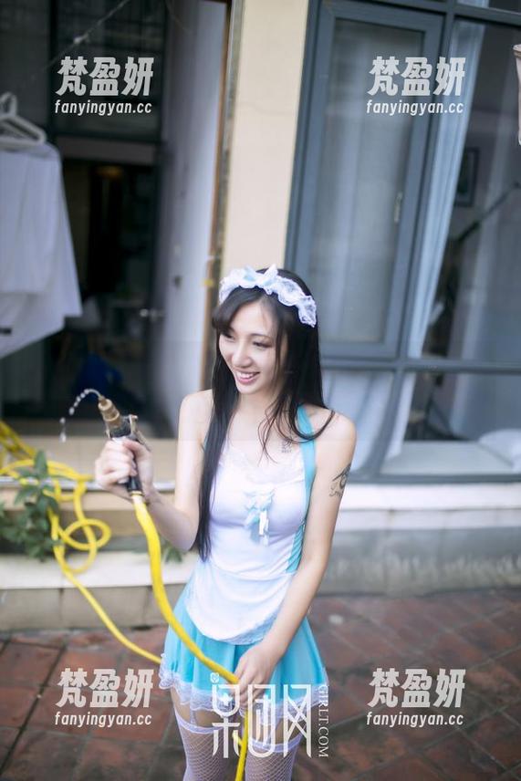 果团网 - 美女在图库—little贝壳喵创作的女友，哎呀点到为止了？-梵盈妍