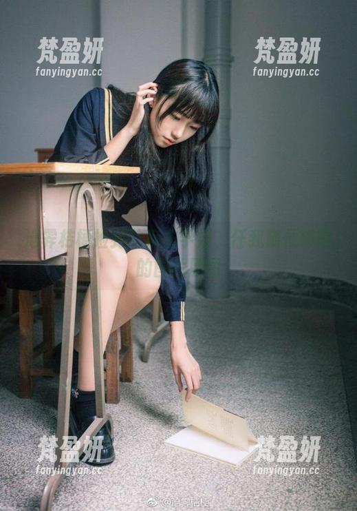 沧霁桔梗捡到的麻衣学姐，任我随便瞧瞧的图片原图-梵盈妍