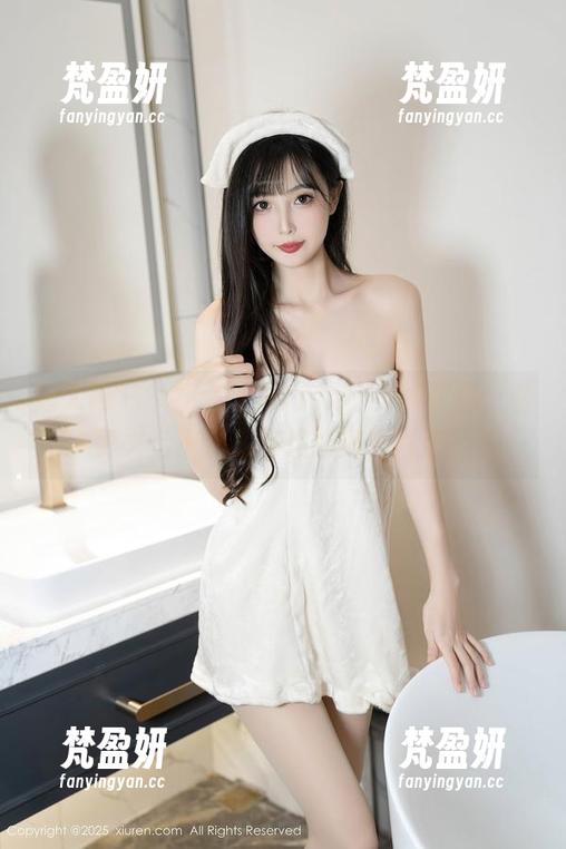 秀人网 - 一组鱼子酱fish的女神作品，看了之后不知为何想给她写首诗。-梵盈妍