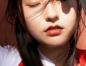蜜桃社 - 一边看韩贝贝的双马尾图片，一边默念：我才不想学习，真香！